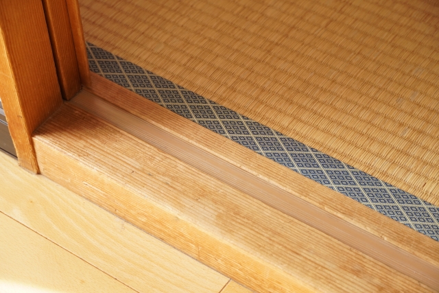 和室の敷居　段差